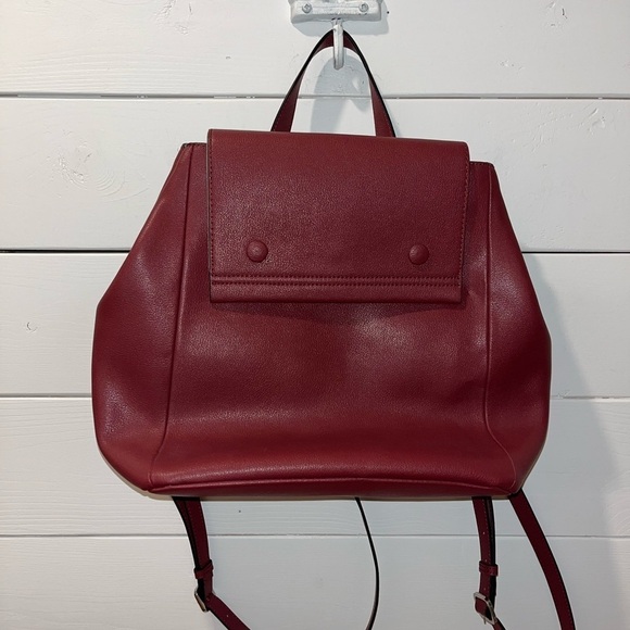 🚨DANIELLE NICOLE red Nolan  leather backpack🚨 - Picture 2 of 9